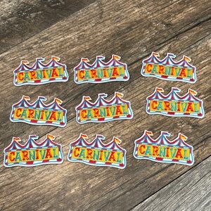 9 Carnival Theme Party Patches badges emblem girl guides embers sparks camp